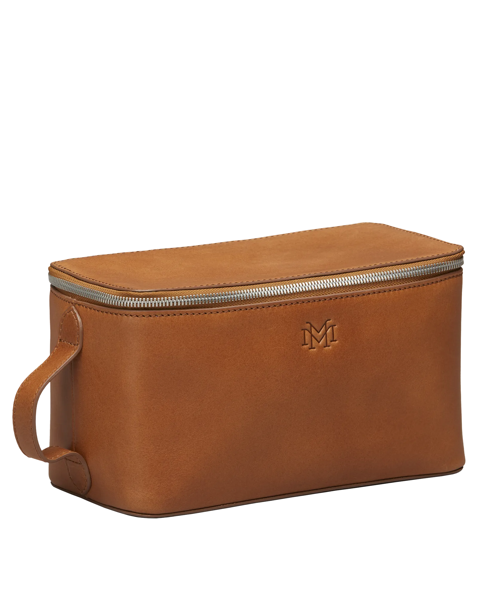 Luton Leather Washbag Cognac